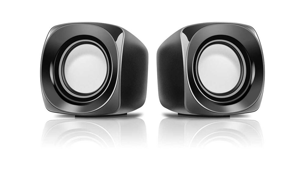 Новые компьютерные акустические колонки Real-El S-20 Black