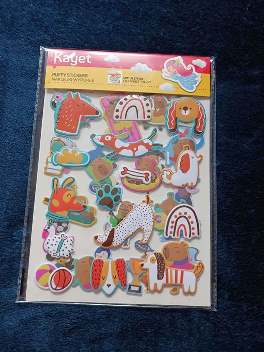 Naklejki 3D zwierzątka wodoodporne: Psy