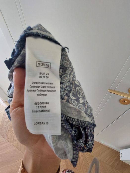 Nowy Kombinezon spodnium Orsay damskie letni S 36