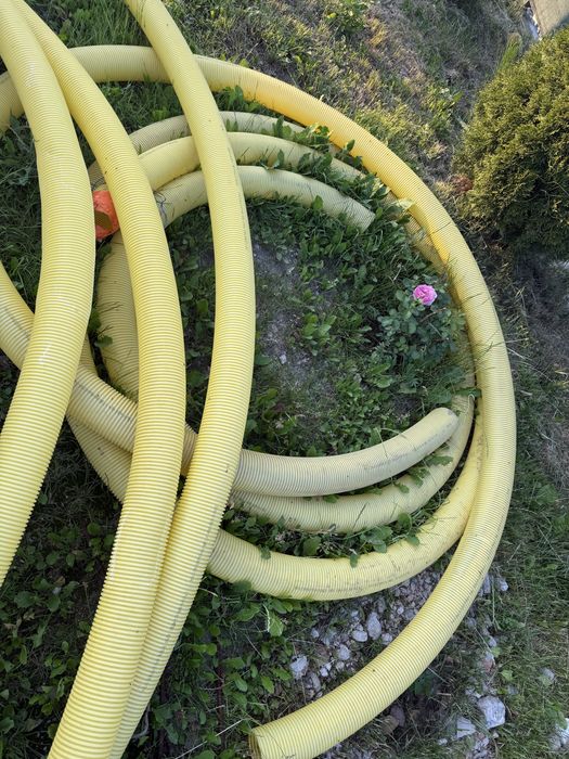 Rura drenarska PVC bez otworów