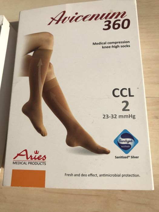 Pończocha kompresyjna ( 1 szt) Avicenum 360 CCL 2 23-32 mmHg