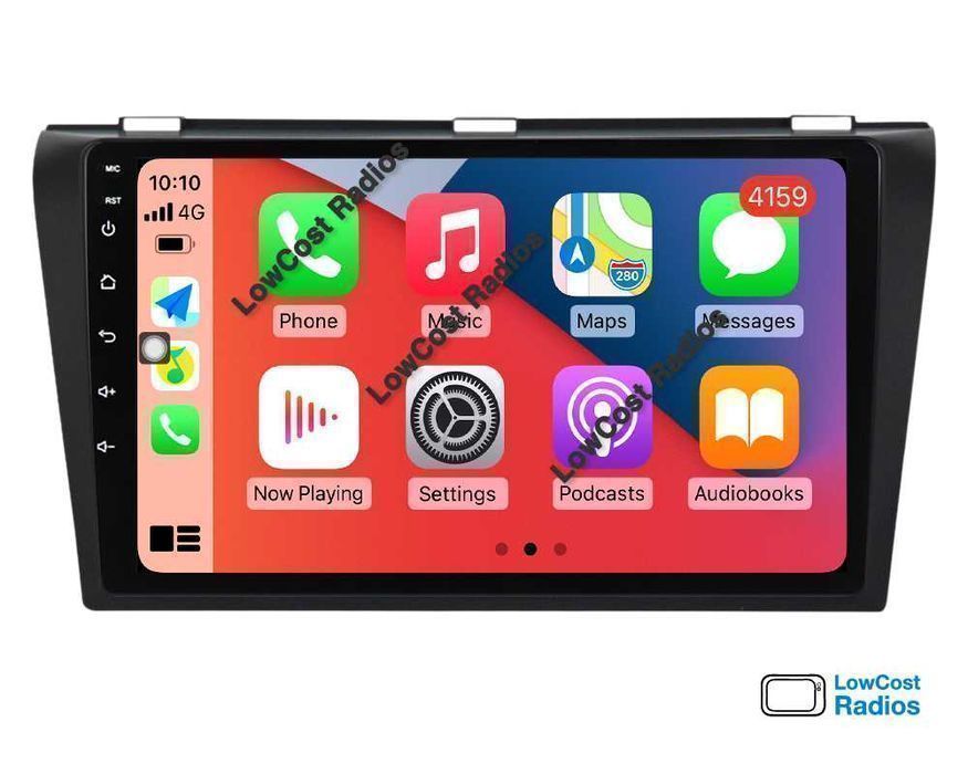 Auto Rádio GPS 9 Polegadas ANDROID MAZDA 3 (2004 a 2012) | BT USB WIFI | CARPLAY • ANDROID AUTO