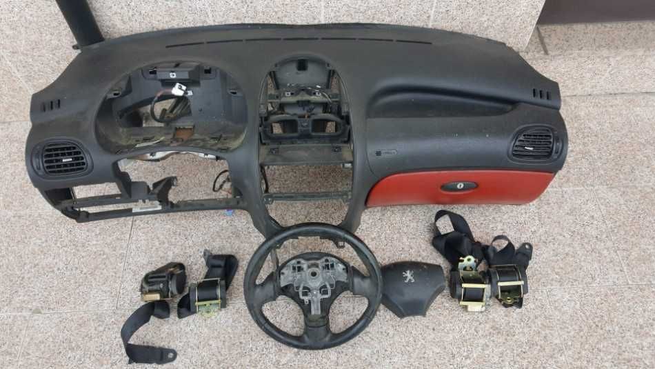 Airbags peugeot 206 CC tablier mais airbag do volante Guimarães • OLX