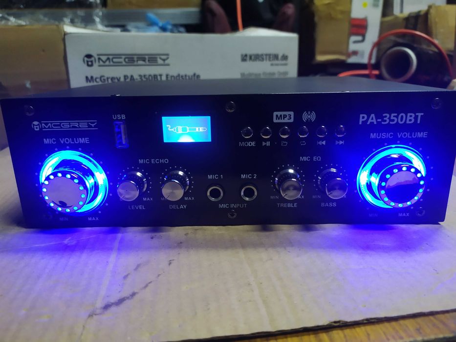 Wzmacniacz McGrey PA-350BT Bluetooth USB/MP3