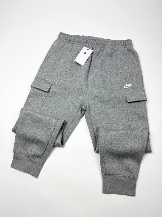 Оригінал! Штани Nike Fleece Cargo (сірі) (M) Нові з бірками!