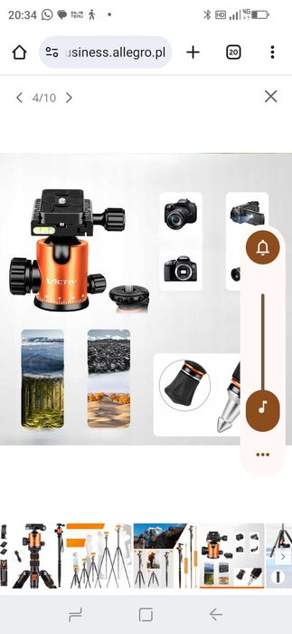 Profesjonalny statyw victiv at40 nowy