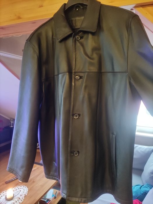 Kurtka skórzana męska