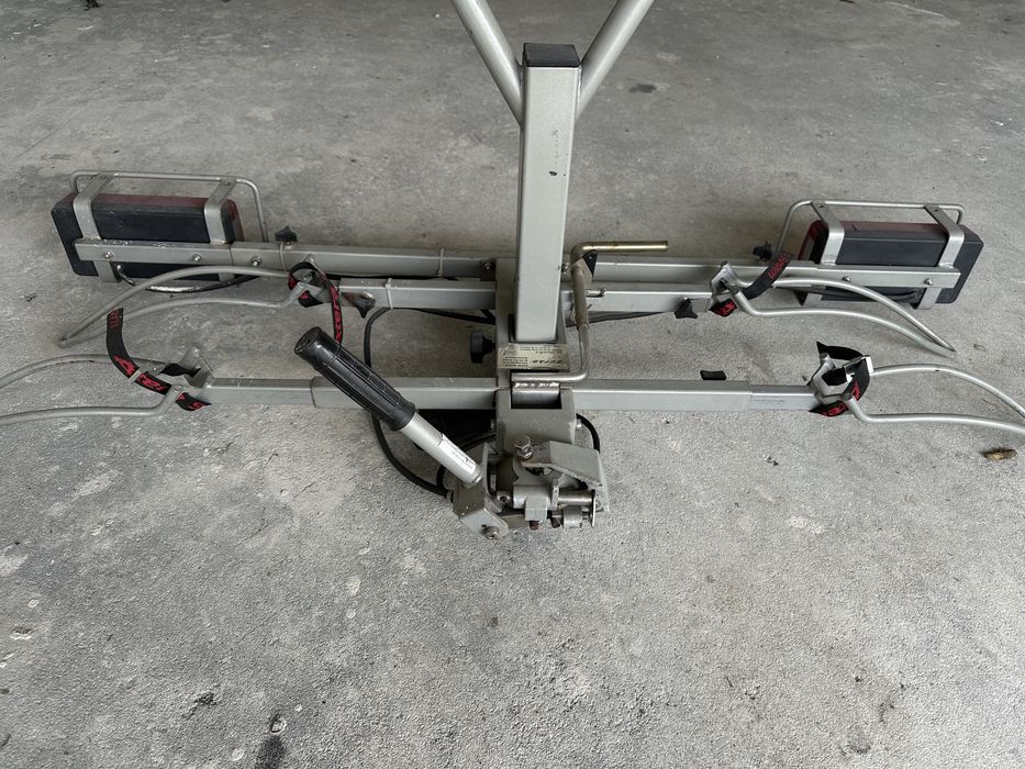 Bagażnik rowerowy Eufab na 2 rowery Uchylny