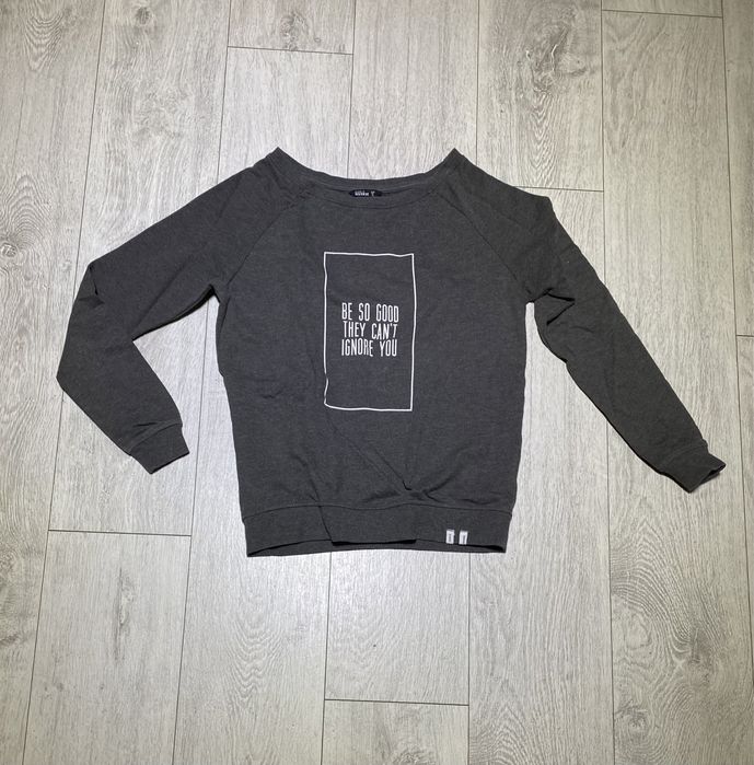 Ciemnoszara bluza z napisem S diverse