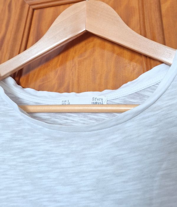 T-shirt Sfera branca S