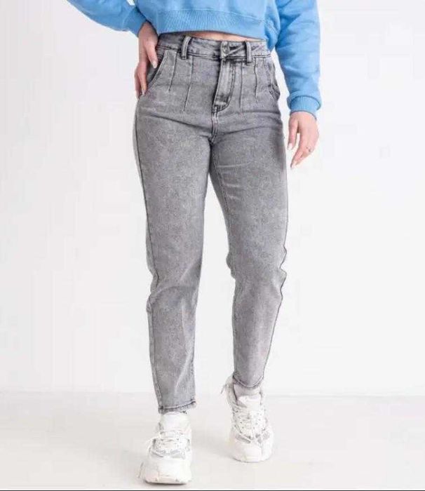 Жіночі джинси Мом Розпродаж складу! сірі та сині