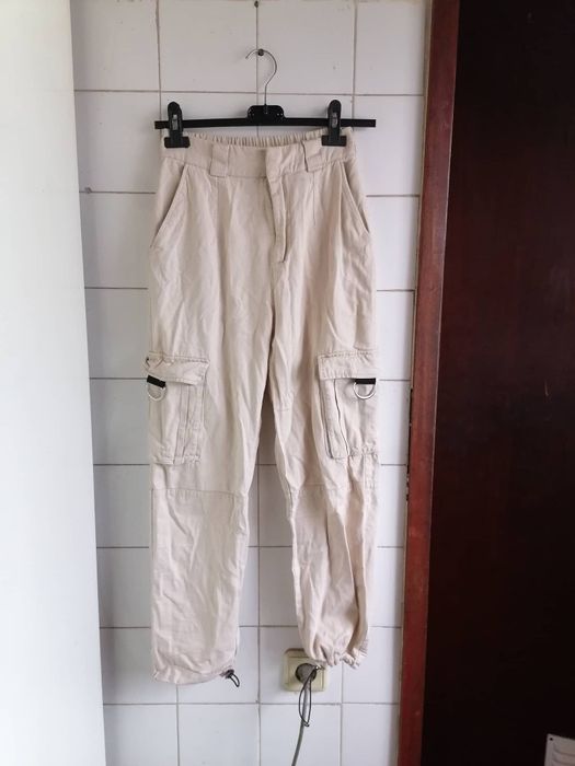 Calças de ganga estilo  jogger