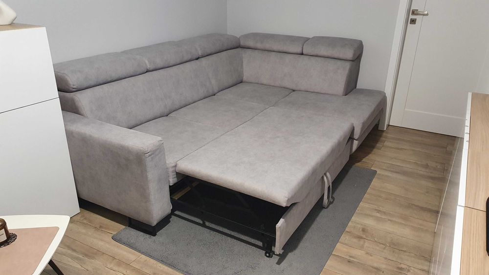 Luksusowy narożnik z funkcją spania