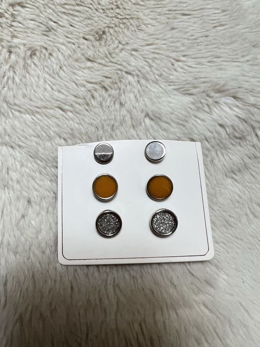 Zestaw 3 par kolczyków