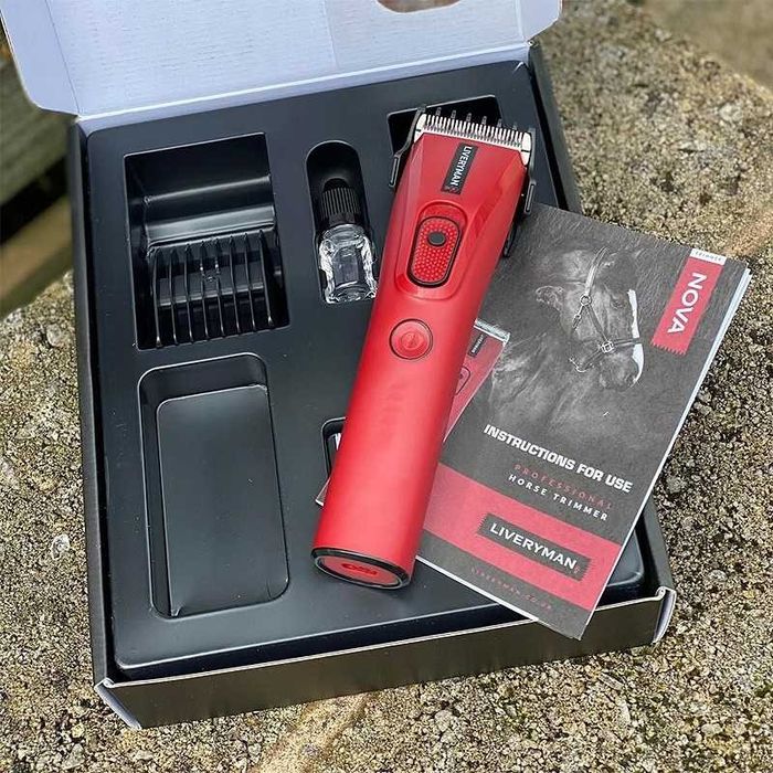 Máquina de Tosquia LiveryMan Nova - Máquina Silenciosa Ideal Cavalos