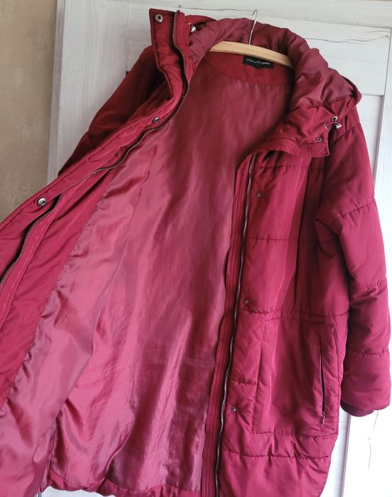 Świetny płaszcz z kapturem oversize M KappAhl