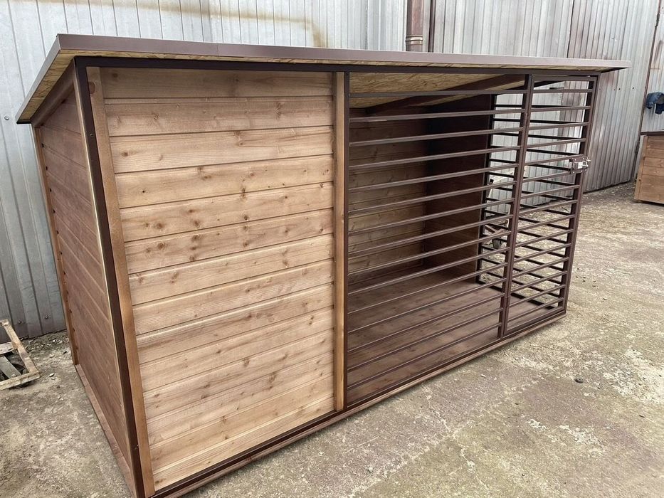 Вольер утеплённый с будкой 2.30/1.00+опции.