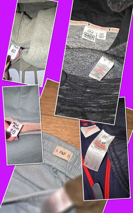 Спортивний костюм на флісі утеплений дитячий 110 р George disney f&f