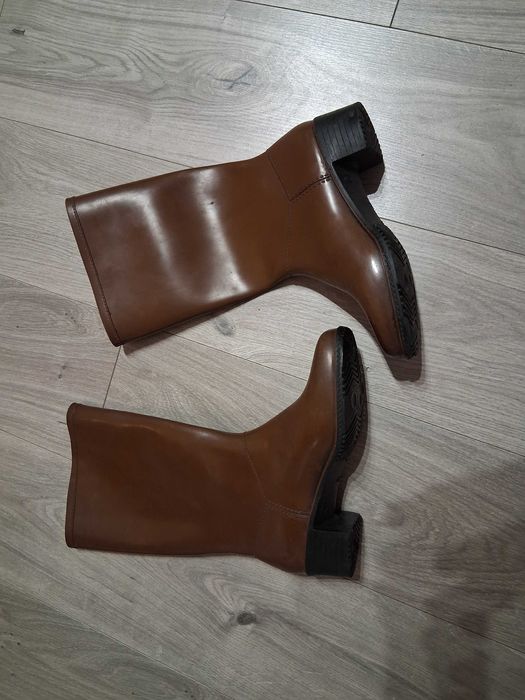 Kalosze damskie brąz Stomil PRL