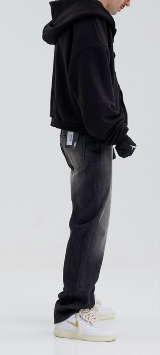 Straight washed black jeans Прямі вільні