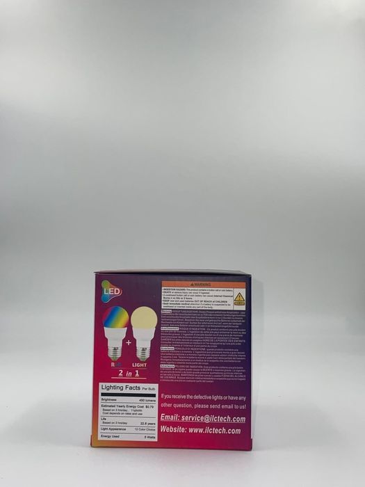 Світлодіодна лампа ILC RGB 5W комплект 4 шт