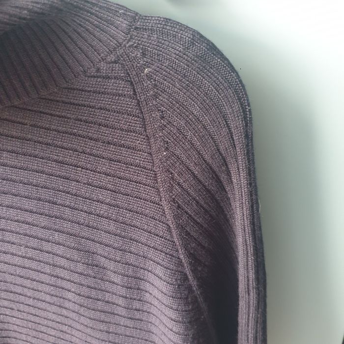 COS sweter golf długi granatowy wełniany rozm 34