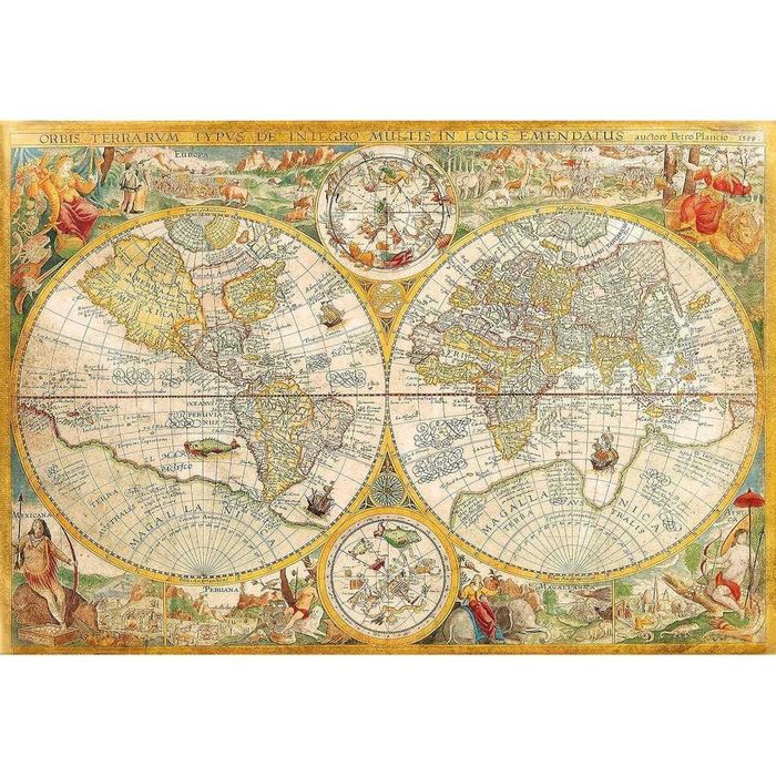Puzzle mapa antigo 2000 peças