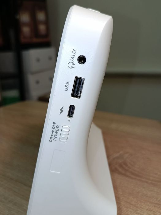 Багатофункціональний настільний CD-плеєр 8 в 1 ROADOM / Bluetooth / FM / USB