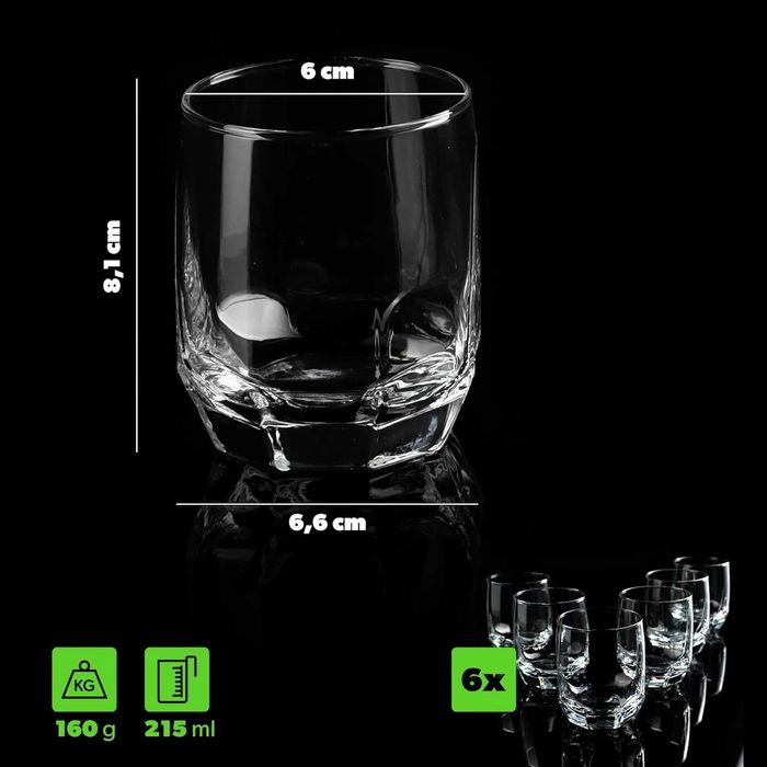 Szklanki Kadax 6 sztuk