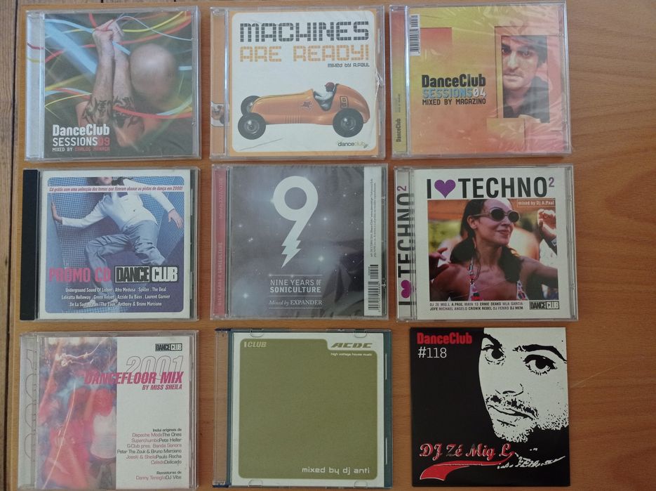 CD's de música eletrónica House Music