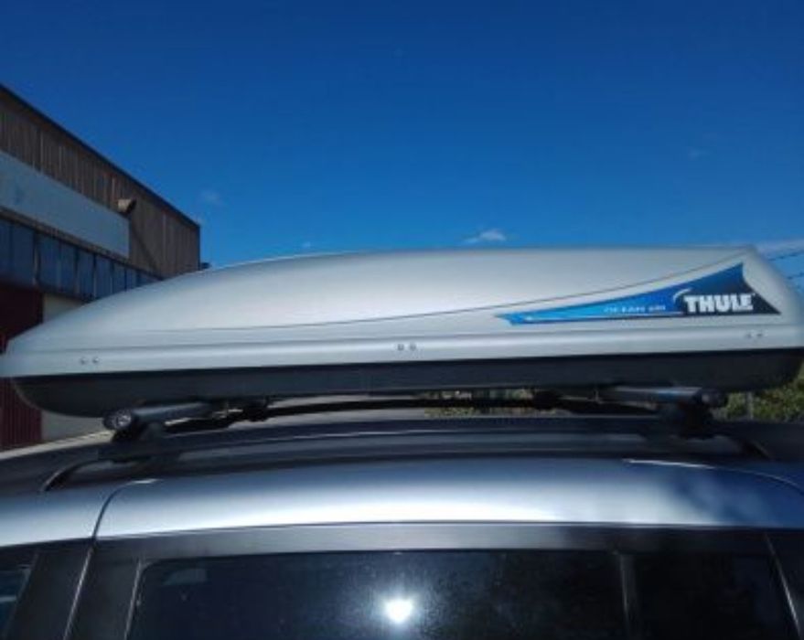 Aluguer Mala tejadilho Thule e Barras