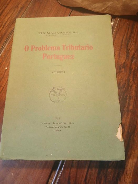 Thomaz Cabreira, O Problema Tributário Portuguez Vol. I, 1916