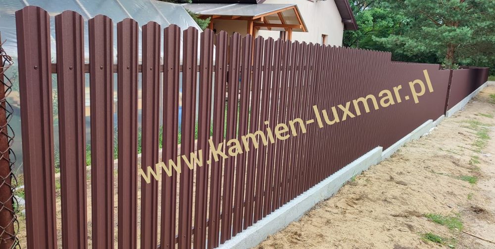 Sztachety metalowe/ z blachy powlekanej