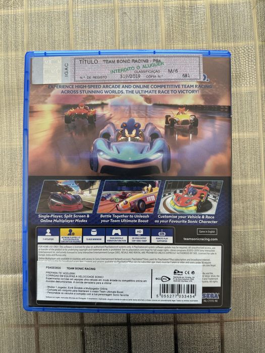 Team Sonic Racing PS4/PS5