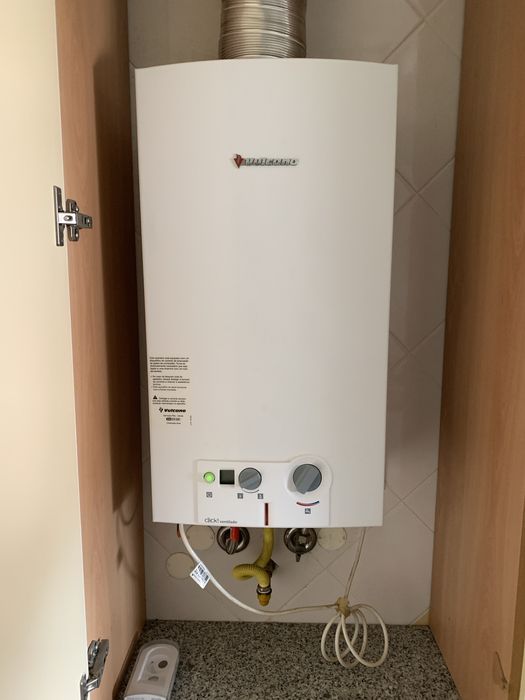 Esquentador vulcano click ventilado