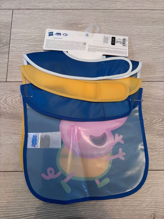 Śliniaki 3 sztuki Świnka Peppa, Smyk