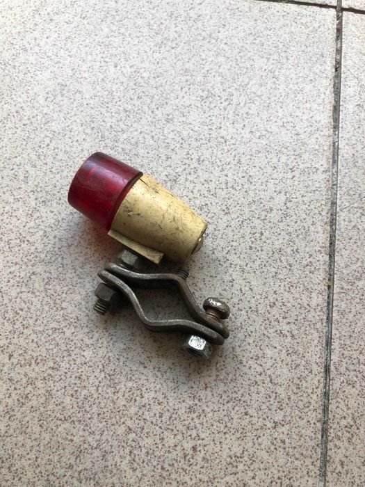 Stara tylna lampka rowerowa PRL