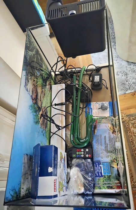 Akwarium 60l z całym osprzętem
