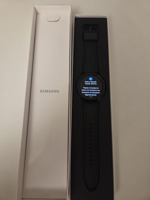 АКЦІЙНА ЦІНА Smsung Galaxy Watch 6 Classic (HK7X)

Як новий