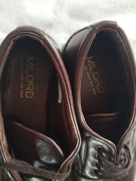 Чоловічі шкіряні туфлі Milord Made in Italy, 44 розмір