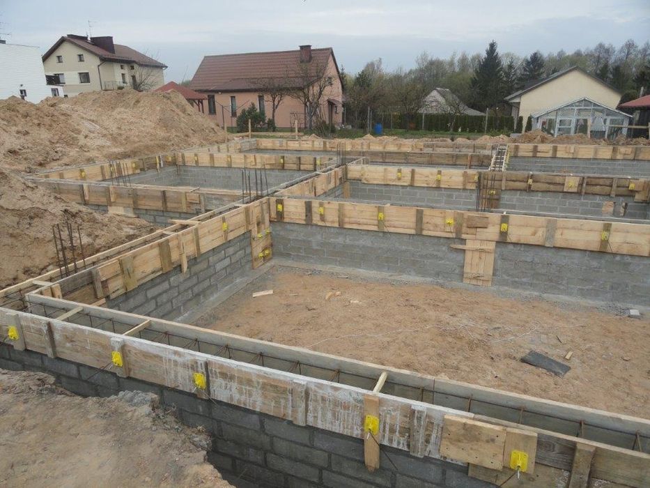 Budowa domów Stany surowe Płyty fundamentowe