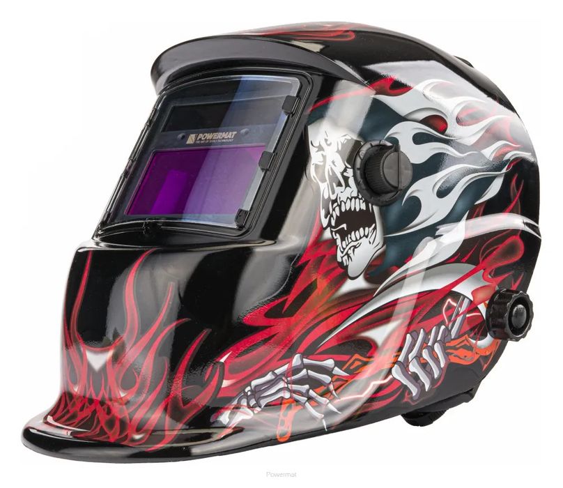 Viseira de solda auto-escurecedora profissional concebida para soldadu