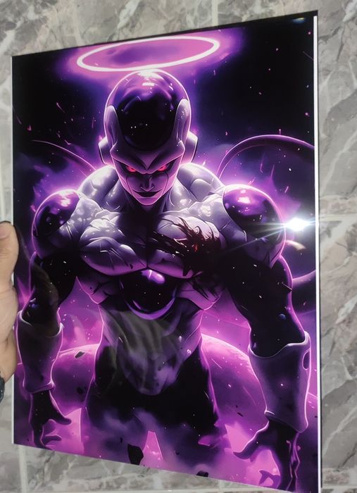 Freeza dragon ball Painel/Placa Sublimação 30x40cm, Anime (1mm Espessu