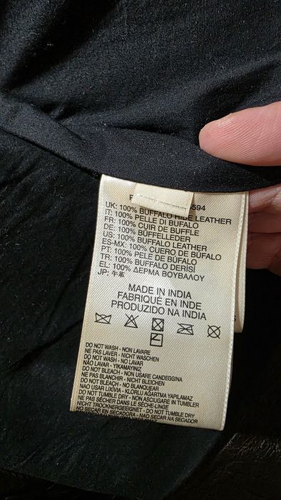 Casaco diesel pele bufalo