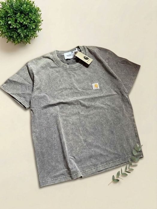 Футболка Carhartt Кархарт сіра футболка Carhartt T-shirt