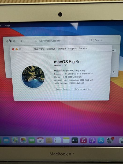 Macbook air 11 polegadas