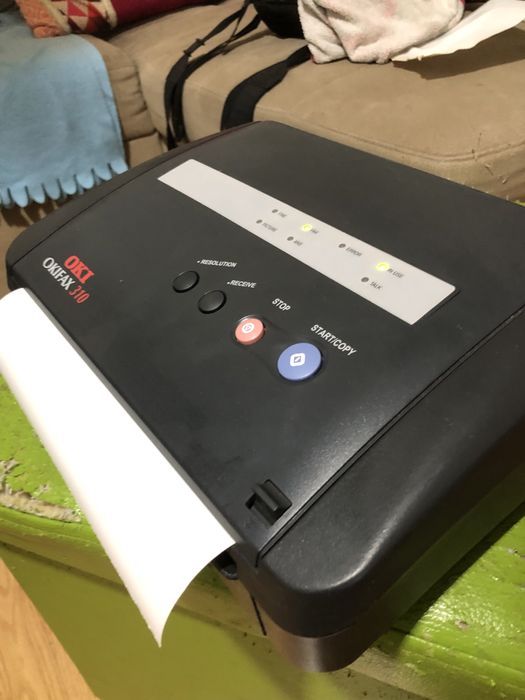 Maquina de fax vintage