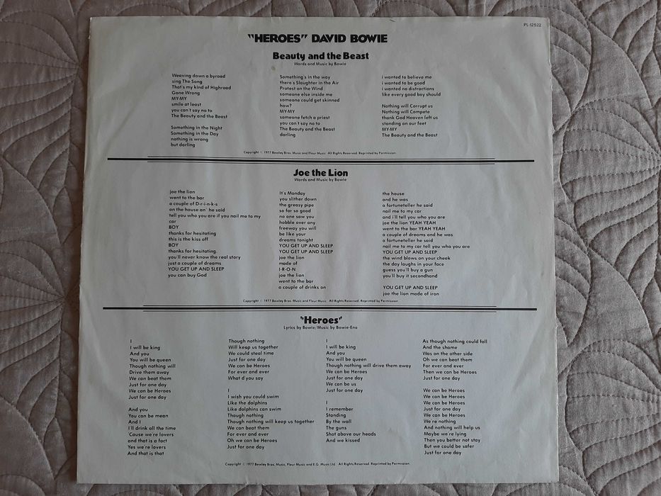 David Bowie - Heroes - Holanda - Vinil LP