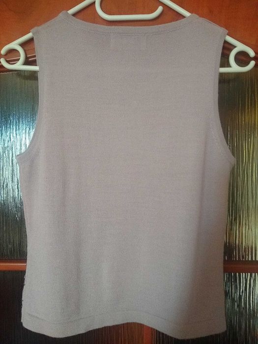 Elegancki damski podkoszulek / top, 50% Wełna (Merino), Roz. S/M