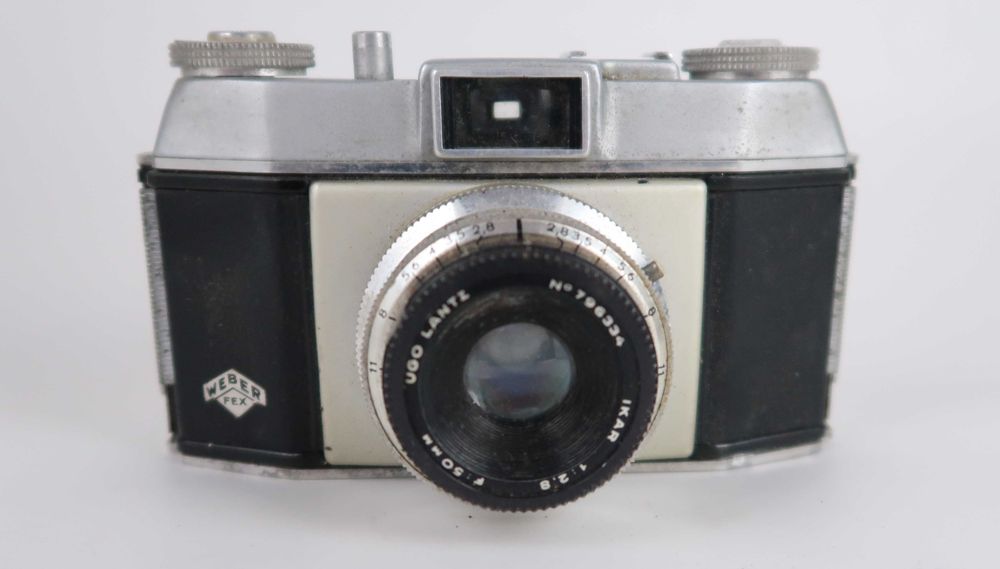 Câmera Fotográfica antiga Weber-Fex
